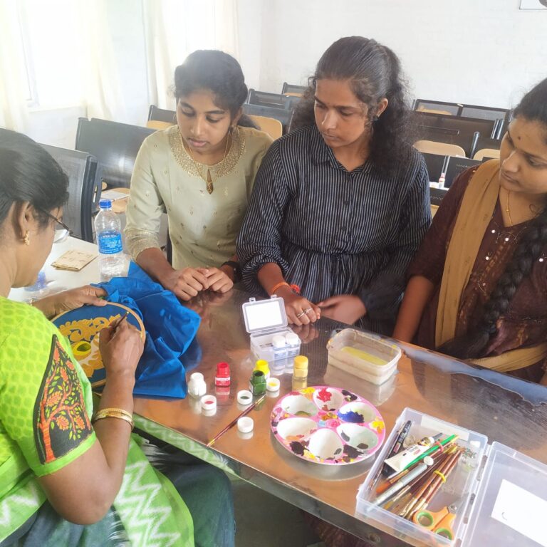 Workshop on Fabric Tanjore Painting