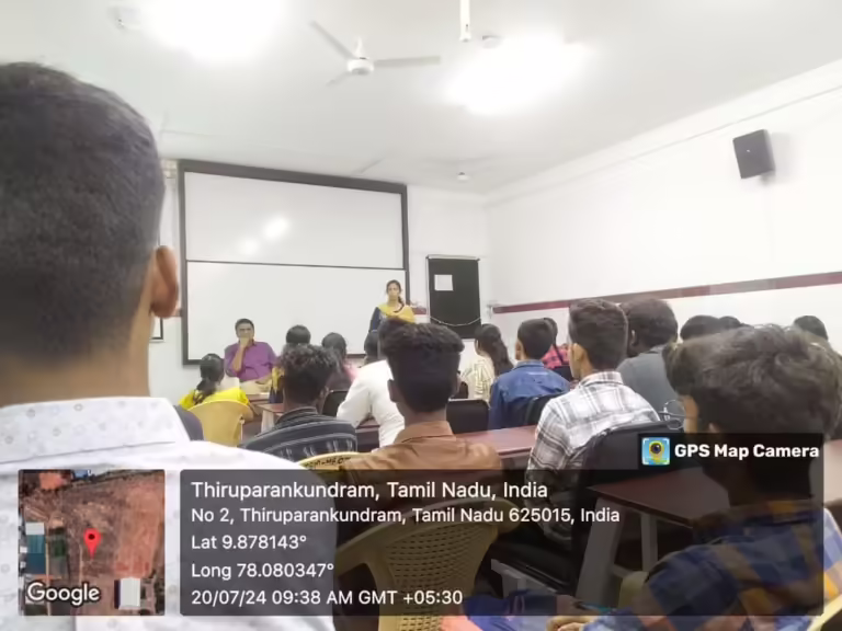 An Informative Session On Cat (common Admission Test),(management Aptitude Test) And Gmat (graduate Management Admission Test) Exams Was Conducted At Manikam Ramaswami College Of Arts And Science, To Guide (7)